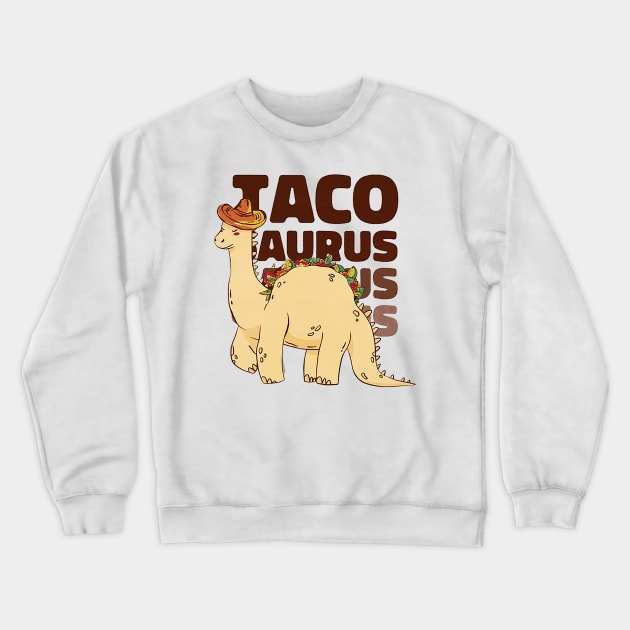 Taco Saurus Crewneck Sweatshirt by catalinahogan